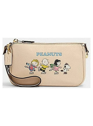 Coach x Peanuts Collaboration 5 Key Case [Khaki x Snoopy] With Accessories