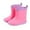 Pink, variant on REDARER Rain Boots for Toddlers and Kids Comfortable Outdoor Play Shoes Durable Lightweight Everyday Wear,10-10.5 Years