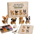 thumbnail image 6 of Tarmeek 3D Beaded Craft Kit - DIY Kit for Cozy Puppy, 3D Beaded Dog Desk Decor with ABS Beads, Beginner Friendly Complete Set with Storage Box and Illustrated Guide, 6 of 6