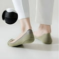 thumbnail image 3 of TELOLY 5Pairs No Show Socks Womens,Comfortable Fit Flat Socks,Breathable and Fresh Footies Socks for Women,Style2, 3 of 5