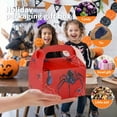 thumbnail image 6 of 32pcs Halloween Spider Handheld Paper Boxes, Festival Horror Gift Packaging Boxes, Foldable Thickened Handles, Creative Foldable Tote Bags, Pumpkin Party Decoration Boxes, 6 of 6