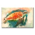 thumbnail image 1 of Cuadro Canva Pixtreats Tortuga Acuarela 50X75 cm, 1 of 4