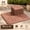 Brown, variant on 58-Piece Interlocking Deck Tiles, 12 x 12 in Waterproof Outdoor Patio Flooring with Edge and Corner Trims