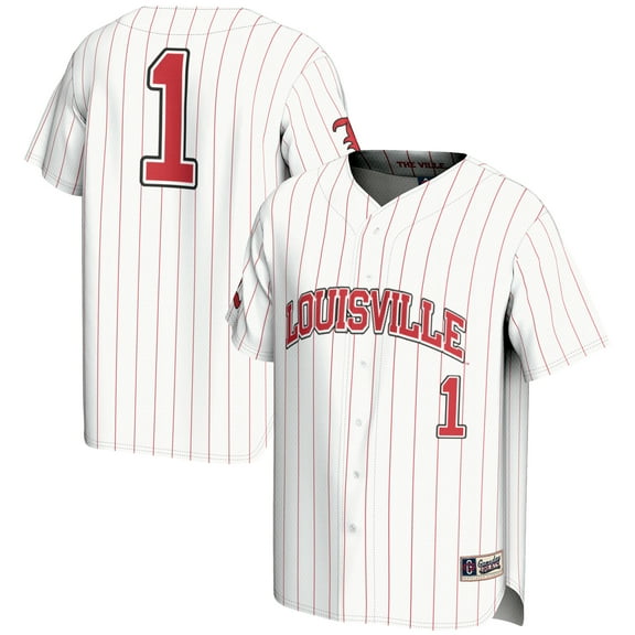 Youth GameDay Greats #1 White Louisville Cardinals Lightweight Baseball Fashion Jersey
