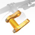 thumbnail image 1 of Vástago de bicicleta plegable de doble vástago CNC de alta resistencia para reparación de bicicletas plegables Oro, 1 of 8