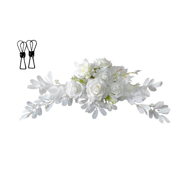 Letrero de bienvenida para fiesta de bodas, decoración floral