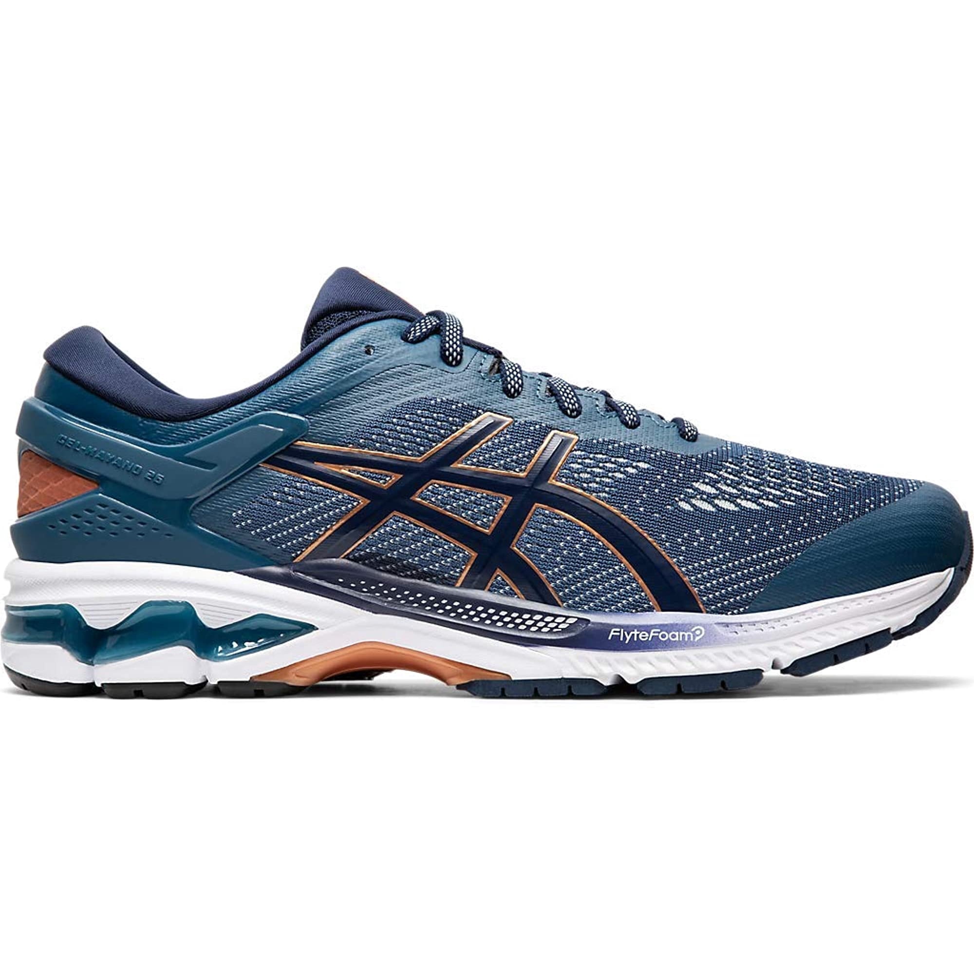 ASICS Mens Gel Kayano 26 4E Running Shoes Walmart
