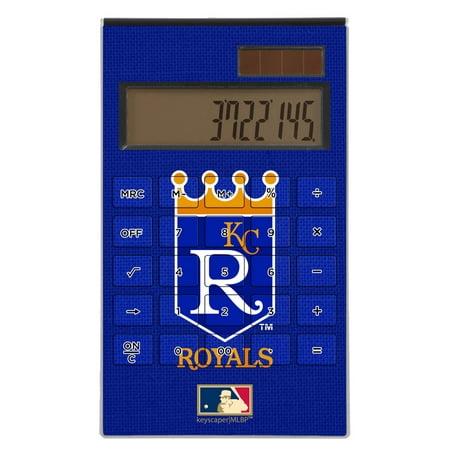 Kansas City Royals 1969-1978 Cooperstown Solid Design Desktop Calculator - No