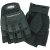 32 Degrees Protective Back Fingerless Gloves, Black
