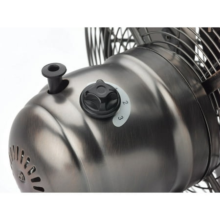 Lasko 12-In. Classic Metal Table Fan - Bronze