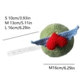 thumbnail image 4 of Shadoumai Knitted Turtle Sweater for Pet Tortoise Cute Warm Shell for Small Turtle for Christmas Halloween Party Photo (L-Yellow), 4 of 5
