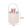 thumbnail image 1 of Cestas De Conejo De Pascua Paquete de 5 bolsas de Pascua con orejas de pie para Pascua para niños orejas rosadas B Sywqhk Libre de BPA, 1 of 2