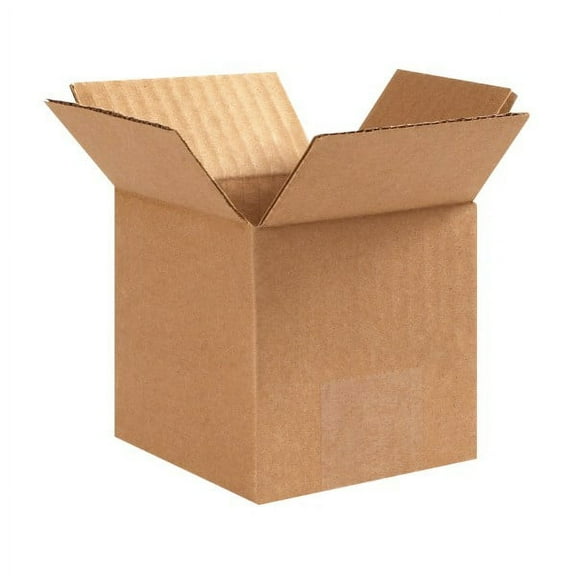 Office Depot® Brand Corrugated Cartons, 4" x 4" x 4", Kraft, Pack Of 25