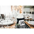 thumbnail image 3 of Alpine Table Number Cards 26 to 50 Self-Standing Tent Style Wedding Decor, 3 of 5