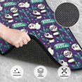 thumbnail image 2 of Daiia Bamboo Panda Printed Car Floor Mats Set of 4, Durable Non Slip Auto Floor Carpet, Car Interior Carpets Proof Foot Pads Anti-Slip Cushion Automoetive Accessories, 2 of 6