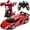 Red, variant on Zacro Transform RC Car Toys, 2.4Ghz 1:18 Scale Remote Control Car Transforming Robot, One-Button Deformation 360? Rotation Drifting Car Transformers Toys Gift