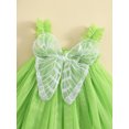thumbnail image 4 of Kids Toddler Baby Girl Princess Dress Summer Sleeveless Tulle A-line Dress Beach Wedding Party Dress Dress with Butterfly Wings, 4 of 8