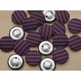 thumbnail image 5 of IBA Indianbeautifulart Black Headphone Travel Shirting Decorative Buttons For Sewing Crafting&nbsp;Handmade Button Canvas Fabric Buttons 25 Mm Pack Of 50, 5 of 7
