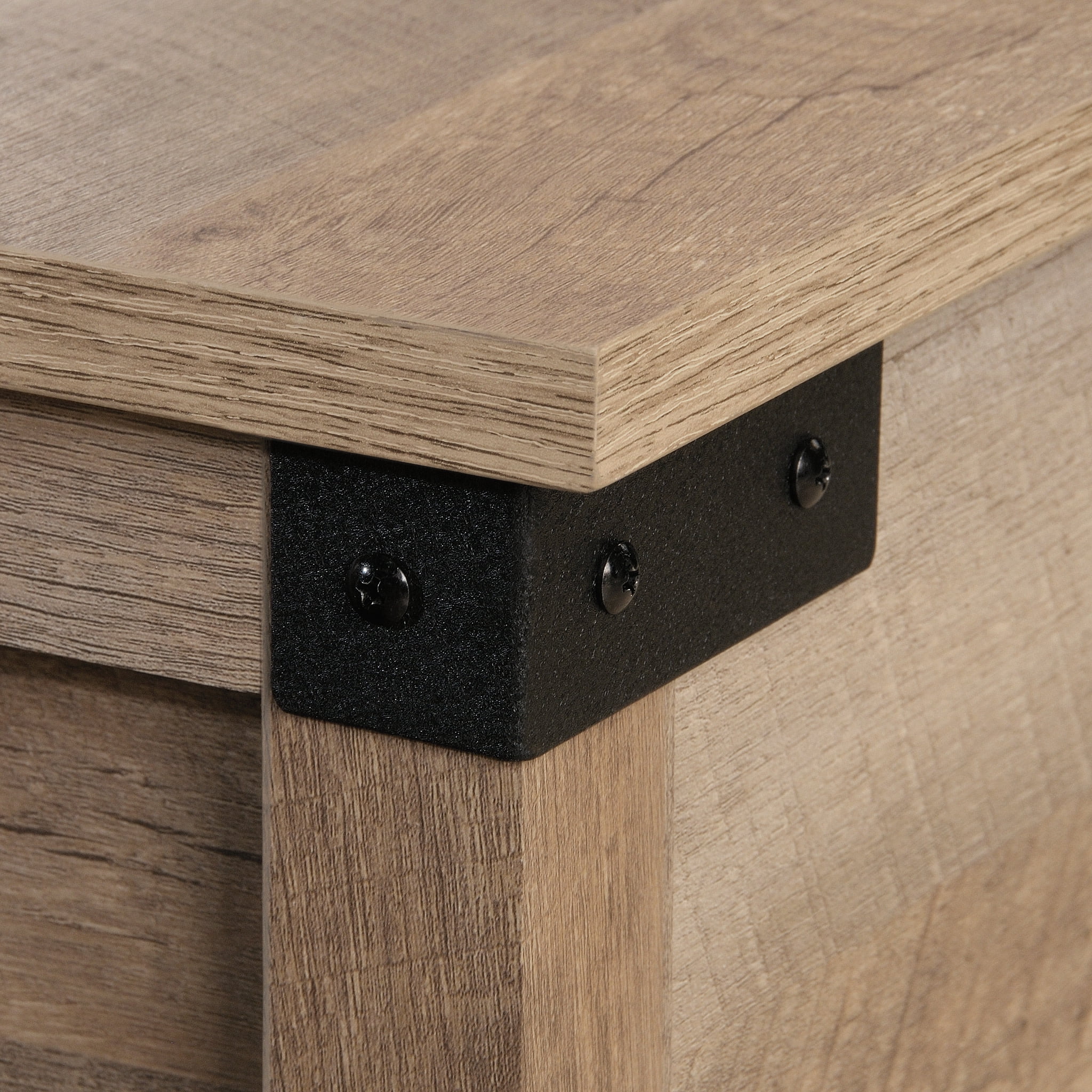 Sauder Saddler Way Lift Top Coffee Table, Lintel Oak Finish