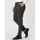 thumbnail image 2 of Pantalones de negocios para hombre Pantalones de vestir a cuadros con frente plano y corte ajustado estampado a cuadros Blanco negro M, 2 of 6