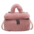 thumbnail image 1 of Mini Bolso Con Asa Superior Hombro para Mujer Mullido Correa Ajustable Felpa, 1 of 9