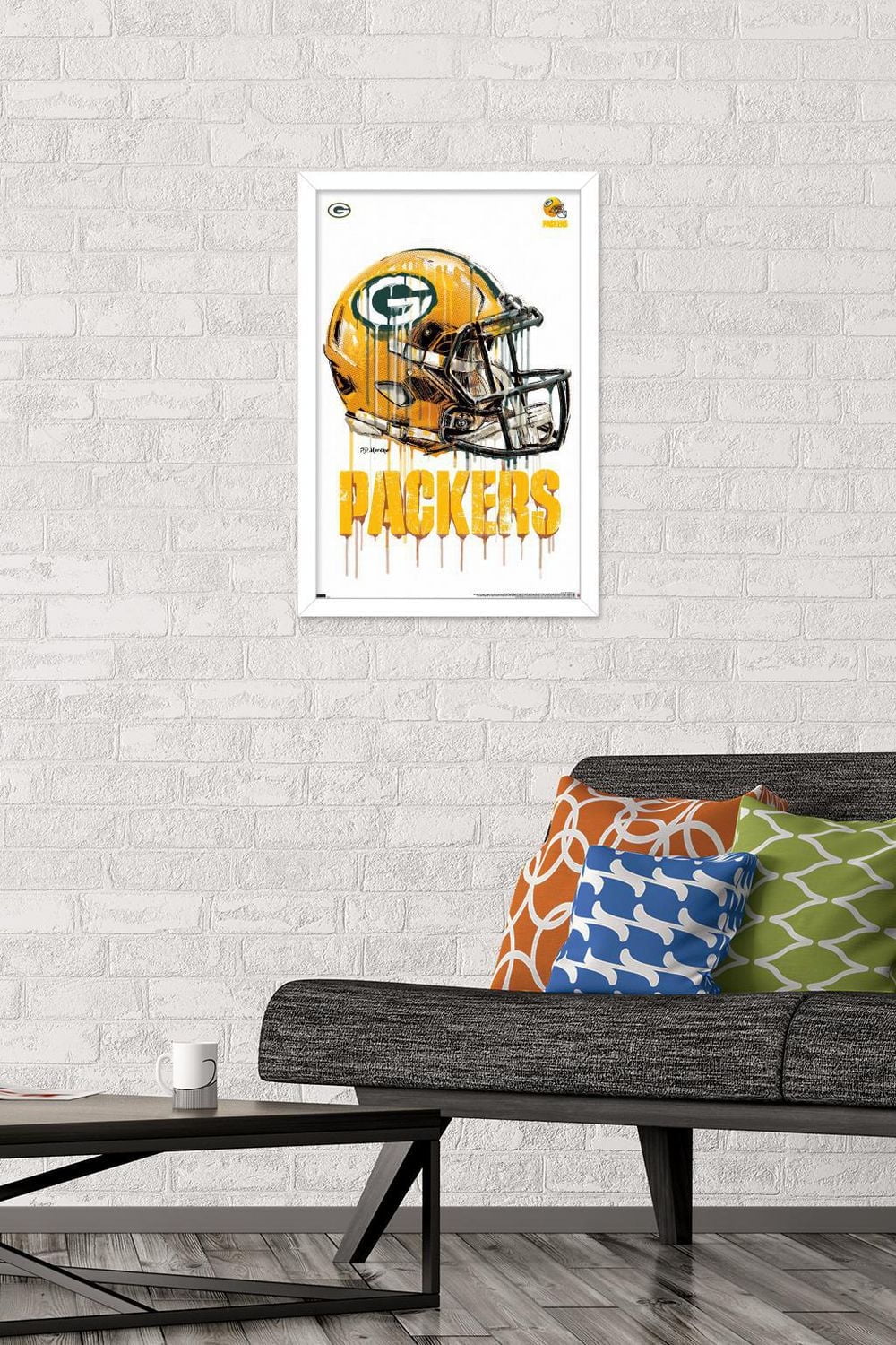 NFL Green Bay Packers - Drip Helmet 20 Wall Poster