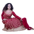 thumbnail image 2 of Dressy Anarkali with gold work in front and back, 2 of 3