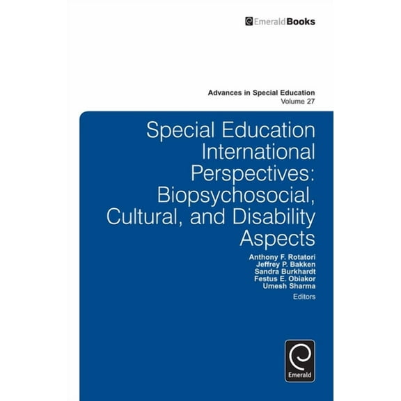Advances in Special Education Special Education International Perspectives, Book 27, (Hardcover)
