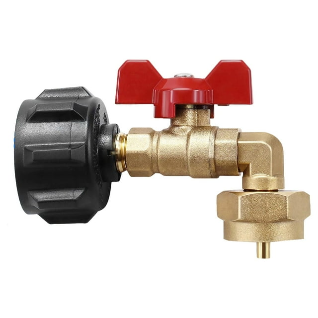 Adaptateur Universel pour Réservoir de Propane avec Tuyau à Haute Pression pour Cuisinières de Camping, Chauffages, Appareils d'Extérieur