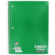 Norcom 10.5" X 8" 3 Subject College Ruled Notebook