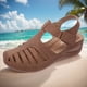 thumbnail image 4 of Zapatos Playa Verano Sandalias Planas Casuales Ahuecadas Punta Cerrada para Mujer Cómodo Cierre Antideslizante Fiesta, 4 of 9