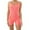 Orange, variant on Short Romper Jumpsuit Women Leotard Sleeveless Top Stretch Backless Bodysuit Short Leg Casual Bodycon Shapewear Playsuit Strappy Sexy Stretch Workout Shorts Yoga Rompers