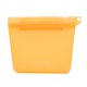 thumbnail image 2 of Bolsillo de silicona para premios para perros, bolsa impermeable para comida, portasnacks, dispensador plegable de premios con cierre de presión, blanco o naranja, 12,5 x 9,5 cm, 2 of 6