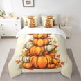 thumbnail image 2 of YST Fall Pumpkin Printed Comforter Set, 7-Piece Bedding Accessories, King, 2 of 4
