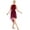 Wine_Red, variant on Alvivi Women Girls Lyrical High Low Dance Costume Shiny Sequins Ballet Dance Dress Leotard Navy_Blue Large