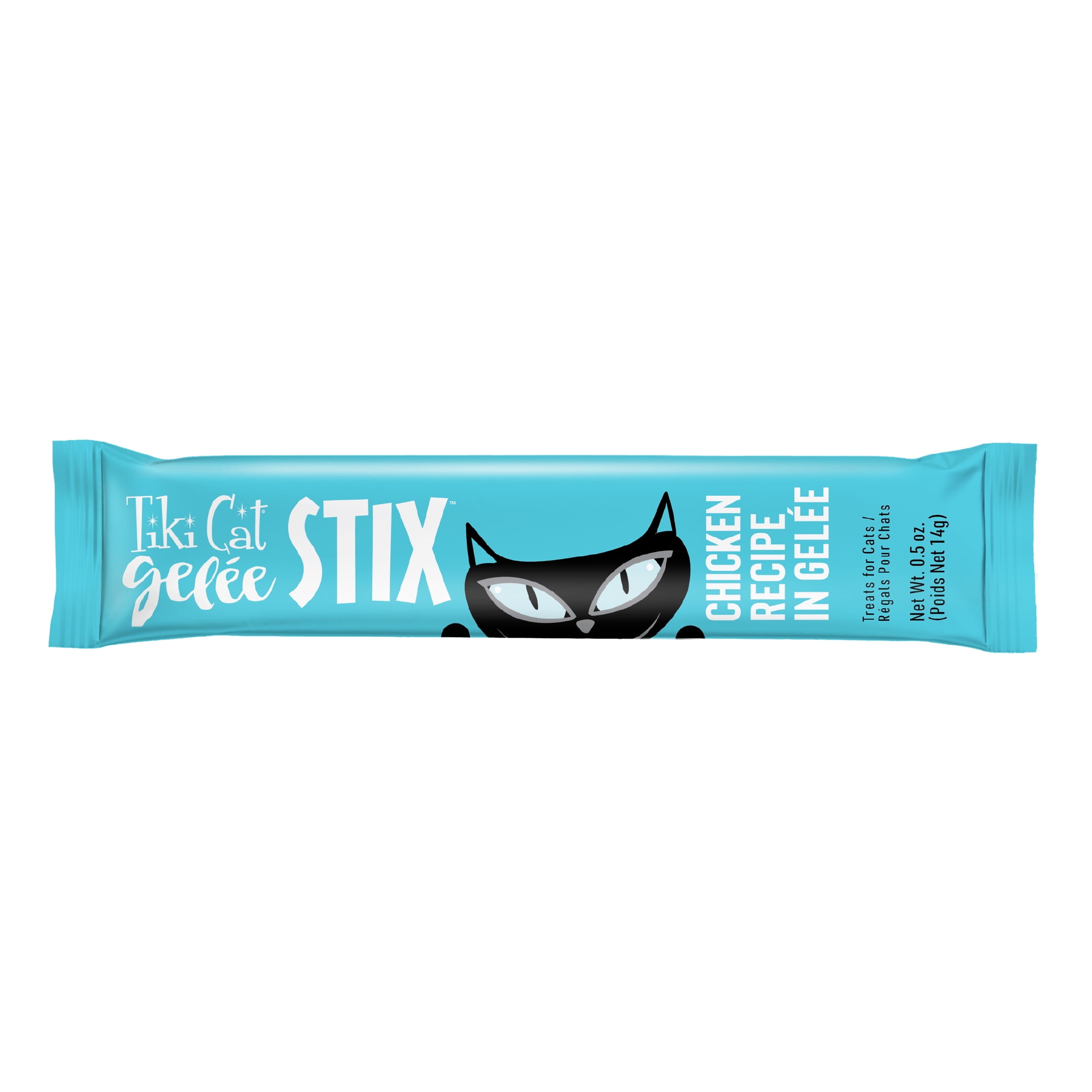 (6 pack) Tiki Cat Stix Gelee Wet Cat Treats, Chicken, 3 oz. Pouch