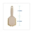 thumbnail image 2 of Utility Brush, Cream Tampico Bristles, 5.5" Brush, 3" Tan Plastic Handle | Bundle of 2 Each, 2 of 5