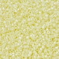 thumbnail image 3 of 10gs MIYUKI Delica Beads Cylinder Japanese Seed Beads 11/0 (DB1531) Opaque Pale Yellow Ceylon 1.3x1.6mm Hole: 0.8mm about 2000pcs/10g, 3 of 5