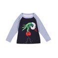 thumbnail image 3 of Pantalones De Camisa De Otoño Conjunto de pijama familiar de 2 piezas con cuello redondo, estampado, ajuste holgado, cintura elástica, traje diario Cgtredaw Niño-4T Verde para Mujer, 3 of 7