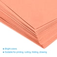 thumbnail image 4 of Uxcell Colored Copy Paper 8.3 x 11.7 inch 75gsm Fluorescent Pink 25 Sheets, 4 of 6