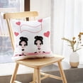 thumbnail image 5 of LALILO Throw Pillow Covers Drink Shake And Workout Valentine Day Cushion Cover 18" x 18", 2 Pack, 5 of 6