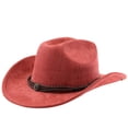 thumbnail image 1 of Functional Western Cowboy Hat for Outdoor Adventures with Curved Brim Lightweight Travel Accessory, 1 of 3