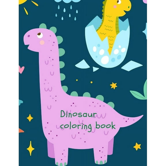 Dinosaur coloring book, (Paperback)