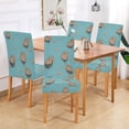 thumbnail image 2 of Yayeee 4 Pack Dining Chair Covers Stretch Parson Chairs Slipcovers Seat Protector, Cartoon Capybaras, 2 of 6