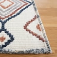 thumbnail image 3 of SAFAVIEH Marrakesh Augustin Southwestern Polyester Area Rug, Ivory/Multi, 6'7" x 6'7" Square, 3 of 8