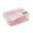 Pink, variant on Lilixerw Bento Box with Compartments,Portable Lunch Box with Handle,Leakproof Salad Box,Double-layered Lunch Containers,for Cutlery Work Picnic Travel