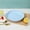 Light blue#1233🍍, variant on Shatterproof Plastic Dinner Tray | Reusable Straw Fiber Plate | Dishwasher & Microwave Safe | Lightweight Indestructible | Multi-Color Options | 15x15x1.4cm | 1 Pack