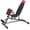 Red, variant on SHOUFTW Adjustable Weight Bench, 650LB FID Workout Bench with Leg Extension & Curl Attachment, Hyperextension Roman Chair, Incline Decline Flat Bench for Home Gym Strength Training