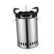 thumbnail image 3 of Horno de camping con soporte de acero inoxidable, compacto, para cocinar, quemador de leña 19cmx33cm, 3 of 9