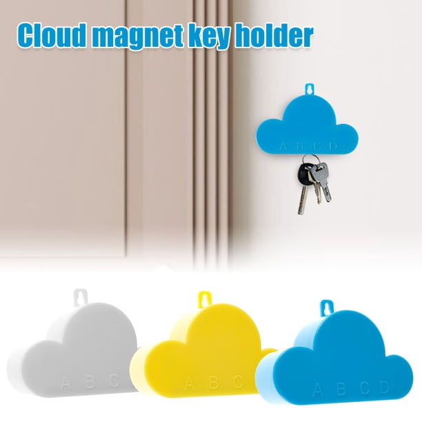 Soporte Para Llaves Magnético En La Nube Soporte Para Llaves Magnético Fuerte Creativo Con Adhesivo Para Puerta De Pared Muyoka Hogar